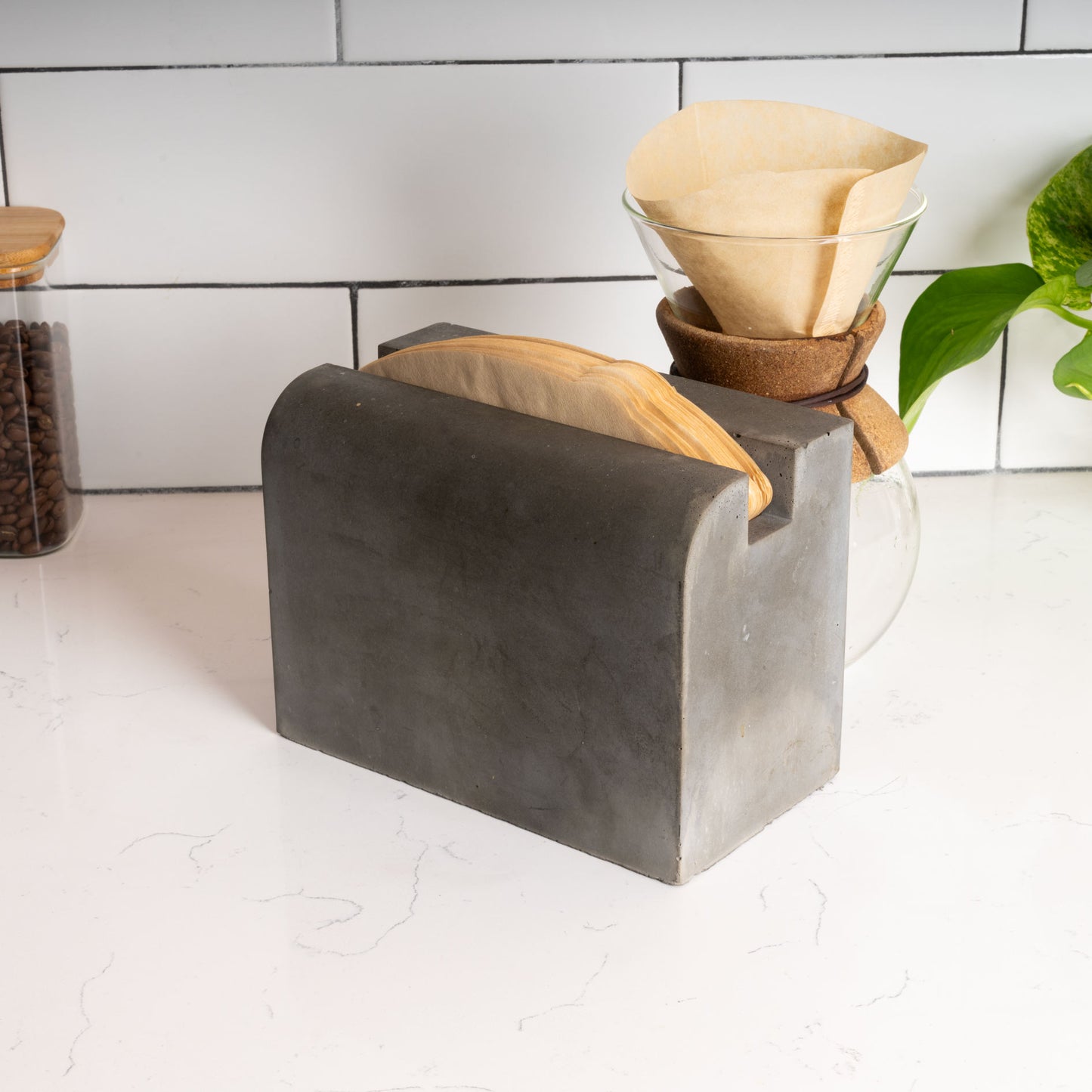 Brutalist Home Decor Coffee Storage