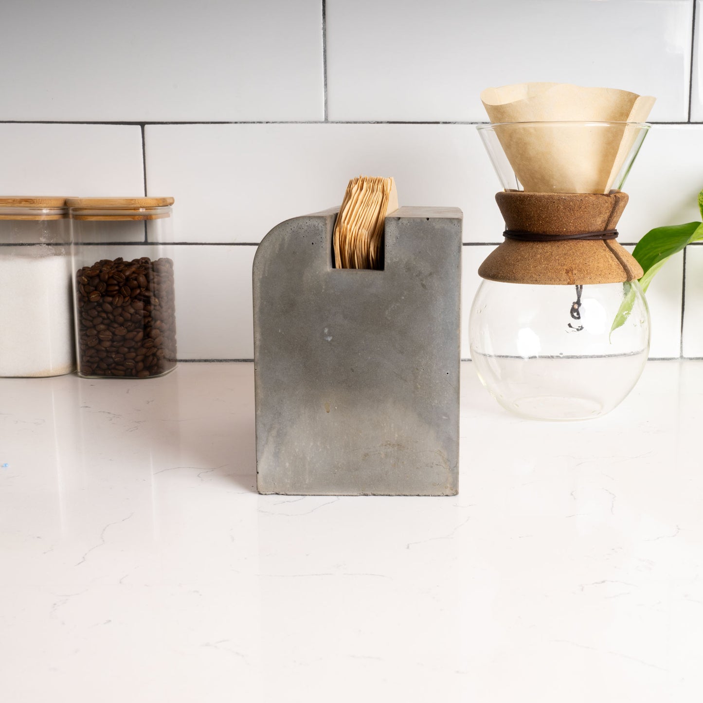 Brutalist Home Decor Coffee Filter Holder