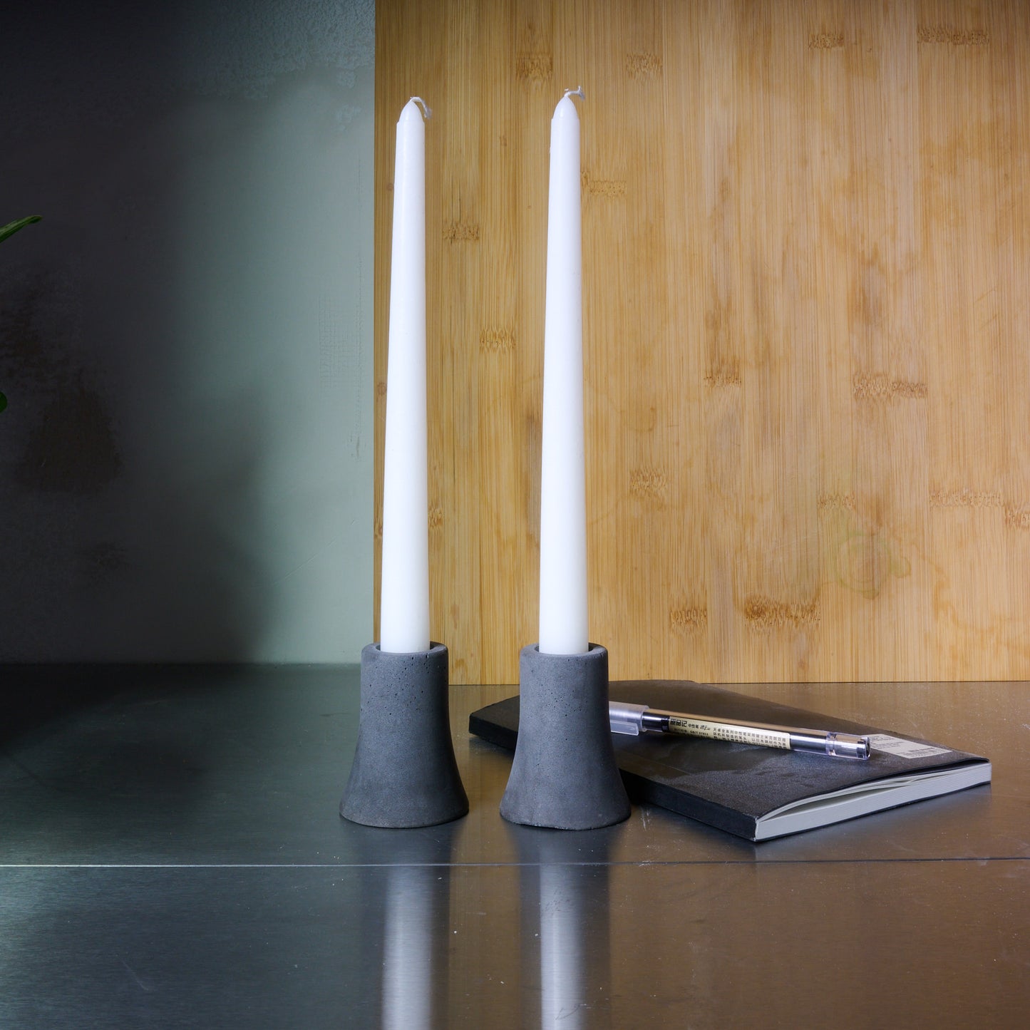 Candlesticks For Dining Table Made of Concrete