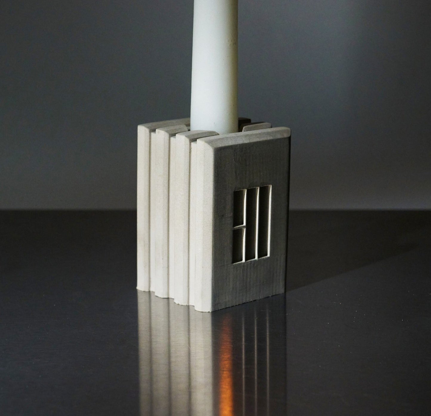 Concrete Candlestick