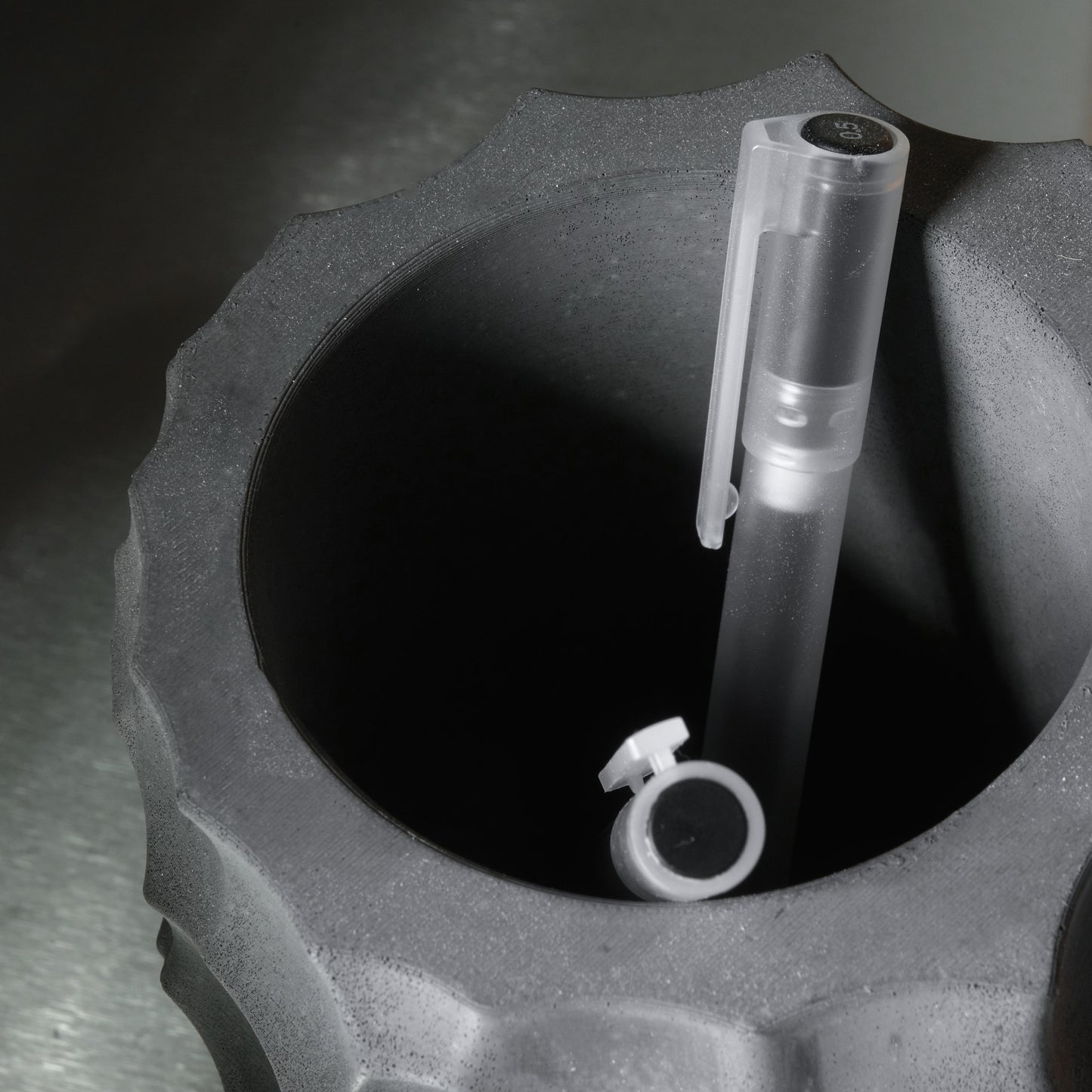 Desk Setup Pen Holder Concrete