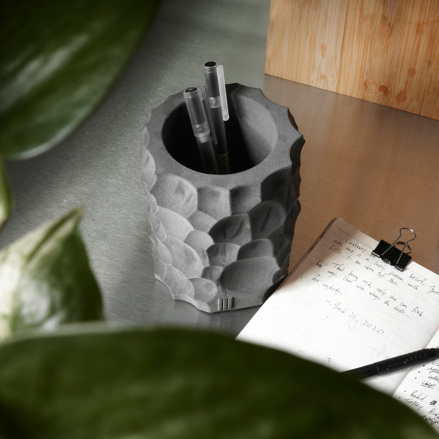 Concrete Pen Holder